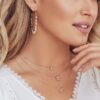 0.05Ct Diamond Bezel Necklace - Image 4