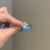 2.5 Carat Brilliant Oval Cut Engagement Diamond Ring