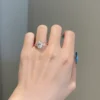 2.5 Carat Brilliant Oval Cut Engagement Diamond Ring - Image 5