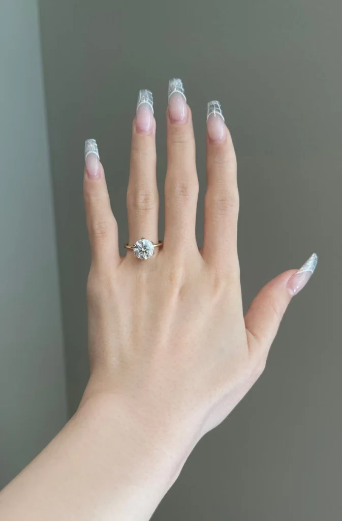 3 Carat Brilliant Round Engagement Ring