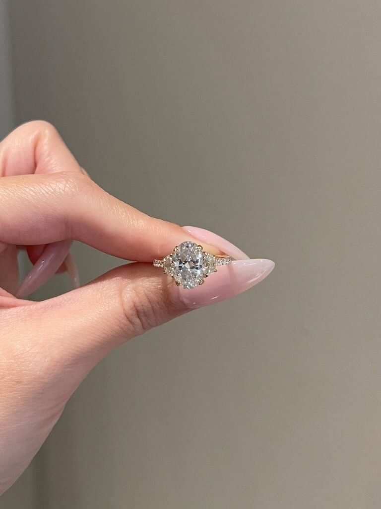 3ct Oval Cut Engagement Diamond Ring