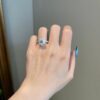 5 Carat Diamond 925 Sterling Silver Engagement Ring