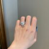 5 Carat Diamond 925 Sterling Silver Engagement Ring - Image 3