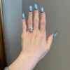 5 Carat Diamond 925 Sterling Silver Engagement Ring - Image 4