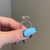 5 Carat Diamond 925 Sterling Silver Engagement Ring - Image 7