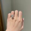 6 Carat Brilliant Cushion Cut Engagement Ring - Image 2