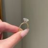 6 Carat Brilliant Cushion Cut Engagement Ring - Image 6