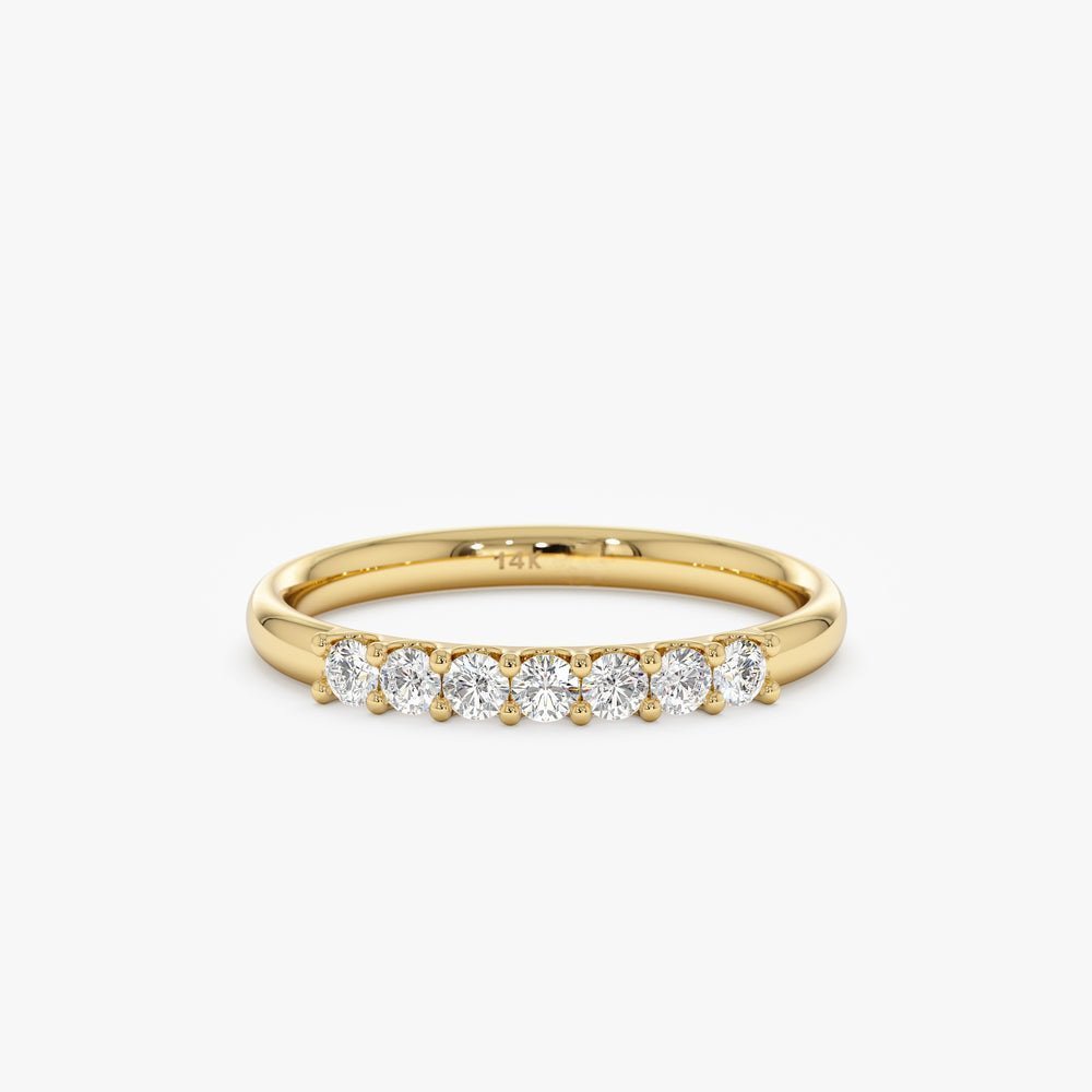 7 Diamond Stacking Ring