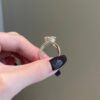 8 Carat Oval Cut Engagement Ring 925 Sterling Silver - Image 6