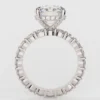 925 Silver 1.00Ct Round Cut Diamond Engagement Ring