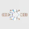 925 Silver 1.00Ct Round Cut Diamond Engagement Ring - Image 2