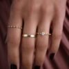 925 Silver 1CT Round Cut Diamond Engagement Solitaire Ring - Image 3