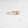 925 Silver 1CT Round Cut Diamond Engagement Solitaire Ring - Image 5