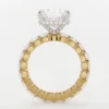 925 Silver 2.00Ct Cushion Cut Diamond Engagement Ring - Image 5