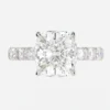 925 Silver 2.00Ct Cushion Cut Diamond Engagement Ring - Image 6
