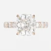 925 Silver 2.00Ct Cushion Cut Diamond Engagement Ring - Image 8
