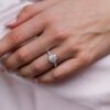 925 Silver 2.50Ct Round Cut Diamond Engagement Ring - Image 2