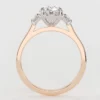 925 Silver 2.90Ct Oval Cut Diamond Engagement Ring - Image 4