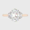 925 Silver 2.90Ct Oval Cut Diamond Engagement Ring - Image 5