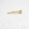 925 Sterling Silver ring with thick gold plating