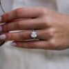 925 Silver 3.00Ct Cushion Cut Diamond Engagement Ring - Image 2