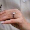 925 Silver 3.00Ct Cushion Cut Diamond Engagement Ring - Image 3