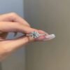 925 Sterling Silver engagement ring with round-cut solitaire design