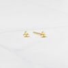 925 Silver 3 Ball Studs Earrings with clean symmetrical design