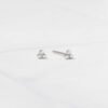 Tiny 925 Silver 3 Ball Studs Earrings with minimal ball design