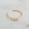 925 Silver 3 Stone Opal Ring - Image 6
