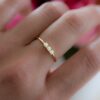 925 Silver 3 Stone Opal Ring - Image 7