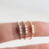 925 Silver 3 Stone Opal Ring - Image 8