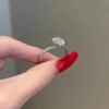 Solitaire ring featuring a premium CZ diamond centre stone