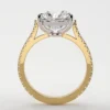 925 Silver 4.00Ct Round Cut Diamond Engagement Ring - Image 5