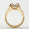 925 Silver 4.00Ct Round Cut Diamond Engagement Ring - Image 6