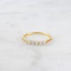 925 sterling silver ring finished with thick gold plating
