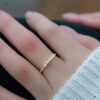 Five-stone CZ ring with a clean, elegant design