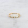Dainty opal ring with a minimal, elegant design