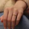 925 Silver 7 Diamond Ring - Image 2