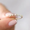 925 Silver  7 Stone Round Diamond Wedding Ring - Image 6