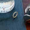 925 Silver Alternating Marquise Diamond Ring - Image 4