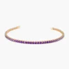 Elegant 925 sterling silver bracelet finished with thick gold plating