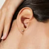 925 sterling silver stud earrings with thick gold plating