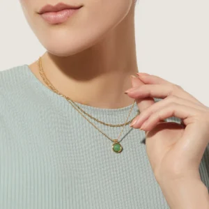 925 Silver Aria Aventurine Necklace