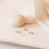925 Sterling Silver stud earrings with thick gold plating