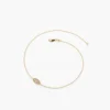 925 Silver Art Deco Chain Bracelet in sterling silver with gold plating