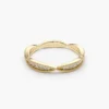 Eternity ring featuring a refined, balanced stone arrangement