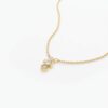 925 Silver Baguette and Round Cut Diamond Necklace - Image 8