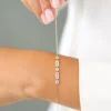 Refined bracelet in 925 silver for everyday or occasion wear