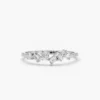 925 Sterling Silver ring with premium CZ diamond stones